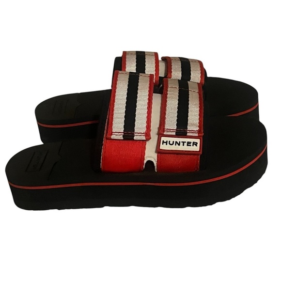 Hunter Beach Sandals Sz 5 - Picture 1 of 12